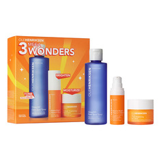 3 MEGA WONDERS Набор Сияние и уход Olehenriksen