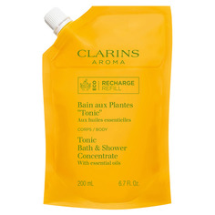 Tonic Тонизирующая пена для ванны и душа на основе растительных экстрактов, сменный блок Clarins