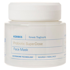 Greek Yoghurt Probiotic Superdose Face Mask Маска для лица с пробиотиками и йогуртом Korres