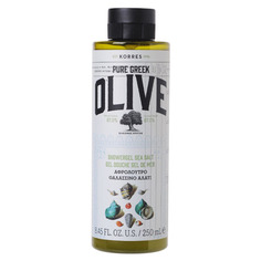 Olive & Sea Salt Showergel Гель для душа с морской солью Korres