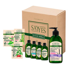 LUXURY HERBAL Набор с шампунем от перхоти и миниатюрами линейки в ассортименте Sayyes