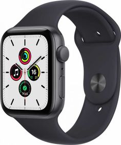 Часы Apple Watch SE 2021 44mm Space Grey Aluminium Case with Midnight Sport Band