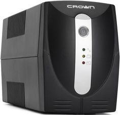 Источник бесперебойного питания Crown CMU-850X CM000003125 Line Interactive 850VA/480W, корпус пластик, 1x12V/9AH, розетки 2*EURO, трансформатор AVR 1