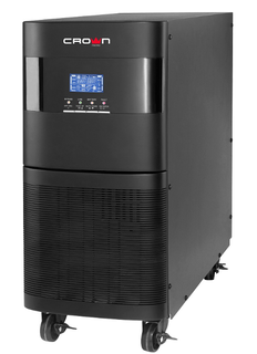 Источник бесперебойного питания Crown CMUOA-350-10K CM000001887 On-Line 10000VA/9000W, корпус металл, TOWER, АКБ 16*12V/9AH, PF-1.0, AVR 110-300V, пор