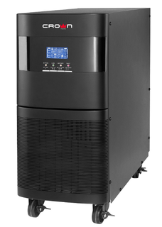 Источник бесперебойного питания Crown CMUOA-350-6K On-Line 6000VA/5400W, корпус металл, TOWER, АКБ 16*12V/7AH, PF-1.0, AVR 110-300V, порт USB/RS-232,