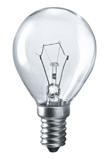 Лампа накаливания Navigator NI-C-40-230-E14-CL (уп/10шт), 40Вт, 230В, E14, 45х75мм, шар, прозрачная (94314)