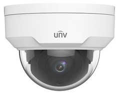 Видеокамера IP UNIVIEW IPC324LB-SF40K-G купольная антивандальная, 1/3" 4 Мп КМОП 30 к/с, ИК-подсветка до 30м., 0.01 Лк F2.0, объектив 4.0 мм