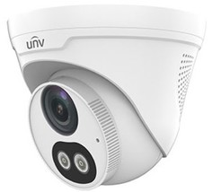 Видеокамера IP UNIVIEW IPC3612LE-ADF28KC-WL купольная, ИК-подсветка и подсветка видимого спектра до 30м., EasyStar 0.003 Лк F1.6, объектив 2.8 мм