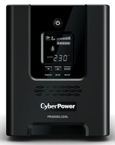 Источник бесперебойного питания CyberPower PR2200ELCDSL line-Interactive 2200VA/1980W USB/RS-232/EPO/SNMPslot (8 IEC С13, 1 IEC C19)