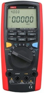 Мультиметр UNI-T UT71E 1000В, 10А, 40МОм, автоматич. выбор диапазона измерений изм., емкость, частота, температура, True RMS (571057)