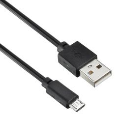 Кабель интерфейсный Digma 1084547 USB (m)-micro USB (m) 0.15м черный