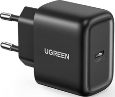 Зарядное устройство сетевое UGREEN CD250 50581_ USB Type-C, 25W, с кабелем 2м, цвет: черный