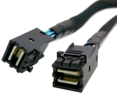 Кабель Intel AXXCBL875HDHD Kit of 2 cables, 875mm Cables with straight SFF8643 to straight SFF8643 connectors