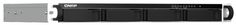 Сетевой RAID-накопитель QNAP TS-464eU-4G 4 отсека 3,5"/2,5", 2 порта 2,5 GbE, HDMI-порт, 2 слота M.2 2280 SSD, стоечное исполнение,  1 блок питания. I