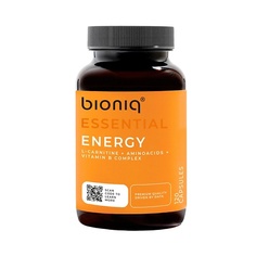 Капсула BIONIQ ESSENTIAL ЭНЕРДЖИ – ENERGY витамины группы B, аминокислоты. Мультикомплекс для повышения тонуса и физической выносливости