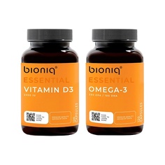 Капсула BIONIQ ESSENTIAL Набор Омега 3 90% + Витамин Д3 2000 IU