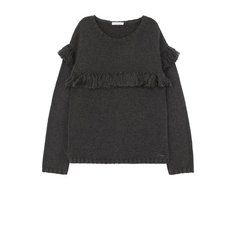 Свитер из шерсти и хлопка с кистями Chloé Chloe