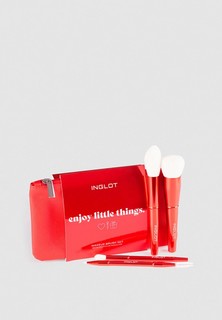 Набор кистей для макияжа Inglot Brush set makeup bag (4 pcs)