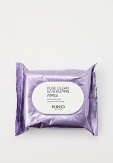 Салфетки для пилинга Kiko Milano с отшелушивающим и освежающим действием