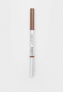 Карандаш для бровей Kiko Milano многофункциональный, с щеточкой