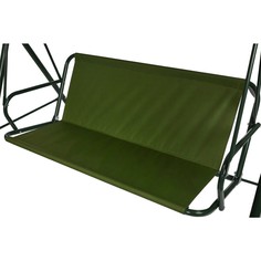 Усиленное тканевое сиденье для садовых качелей 110x50/45 см, оксфорд 600, олива NO Brand
