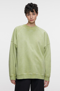 Свитшот oversize хлопковый с состаренным эффектом Befree