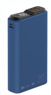 Внешний аккумулятор OLMIO QS-20, 20000mAh, deep-blue