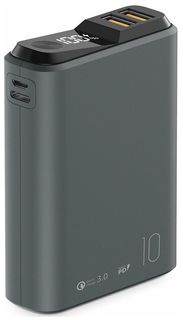 Внешний аккумулятор OLMIO QS-10, 10000mAh, space-gray