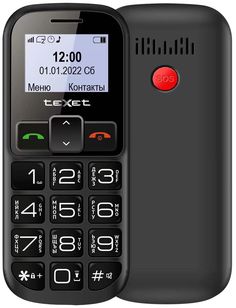 Мобильный телефон teXet TM-B322 Black-Red
