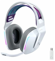 Наушники Logitech Wireless Headset G733 LightSpeed RGB Gaming White 981-000883