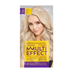 Оттеночный шампунь для волос JOANNA MULTI EFFECT COLOR тон 02 Перламутровый блонд 35 г