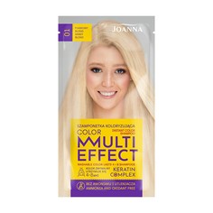 Оттеночный шампунь для волос JOANNA MULTI EFFECT COLOR тон 01 Песочный блонд 35 г