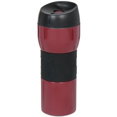 Термокружка нержавеющая сталь, пластик, 0.42 л, Daniks, колба нержавеющая сталь, красный глянец, XG-8078-19-1650