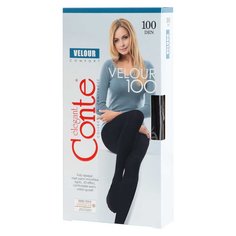Колготки Conte, Velour, 100 DEN, 3, anthracite/мокрый асфальт, 18С-69СП