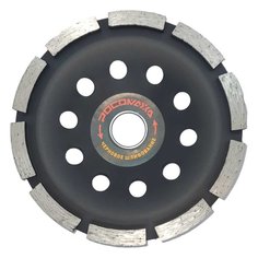 Чашка шлифовальная Росомаха, 125 мм, сегментная однорядная по бетону, 121125