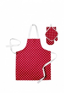 Набор кухонного текстиля Mia Cara (прихватка 18х18 см, прихватка-рукавица 18х28 см, фартук 60х70 см)