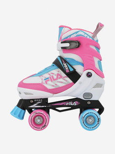 Роликовые коньки детские FILA Quad Joy, Белый