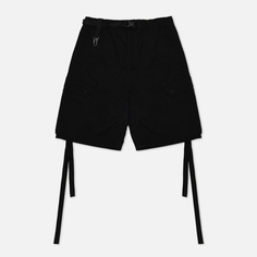 Мужские шорты maharishi Cordura NYCO Cargo Track, цвет чёрный