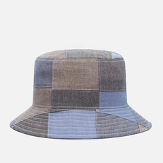 Панама Anonymous Ism Chambray Patchwork, цвет голубой