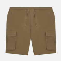 Мужские шорты Lacoste Cotton/Linen Cargo, цвет коричневый, размер 40