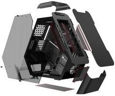 Корпус ATX JONSBO TR03-G Black черный, без БП, боковая панель из закаленного стекла, 2*USB 3.0, USB