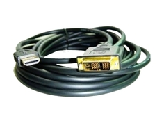 Кабель интерфейсный HDMI-DVI Cablexpert 19M/19M 3м, single link, черный, позол.разъемы, экран, пакет Gembird