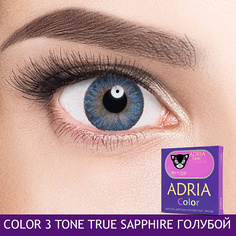 Цветные линзы ADRIA Цветные контактные линзы, Color 3 tone, True Sapphire