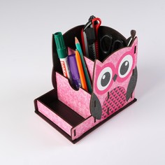 Подставка для канцелярии деревянная NO Brand