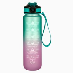 Бутылка для воды, 1 л, refill, 28.5 х 7 см NO Brand