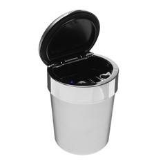 Пепельница для авто torso с подсветкой, хром