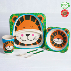 Набор детской посуды из бамбука Крошка Я