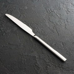 Нож столовый из нержавеющей стали magistro line, длина 23 см, цвет серебряный