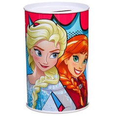 Копилка металлическая, 6,5 см х 6,5 см х 12 см Disney