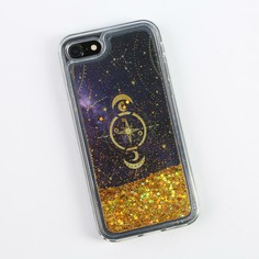 Чехол для телефона iphone 7,8 с блестками внутри stars, 6.8 × 14 см Like me